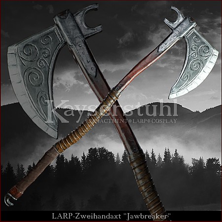 Zweihändige LARP Axt "Jawbreaker"