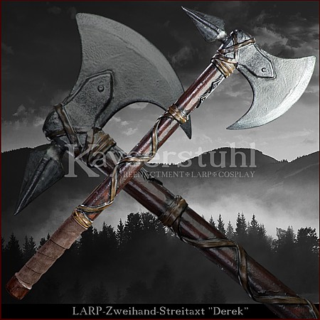 Zweihändige LARP Axt "Derek"