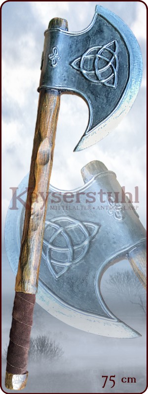 Einhändige LARP Axt "Triskele"