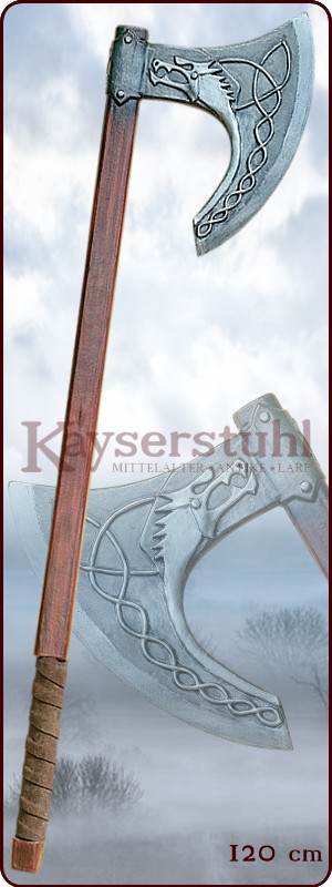 Zweihändige LARP Axt "Fenriswolf"