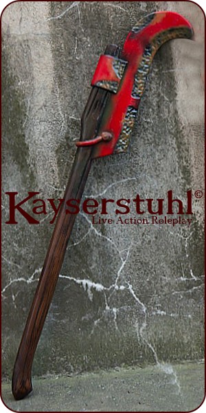 LARP-Buschhaken, rot