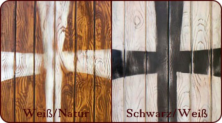LARP-Wappenschild "Crusader" (90 cm) in 2 Varianten