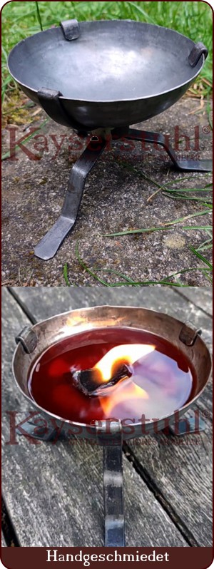 Frühmittelalterliche Öllampe "Sutton Hoo"