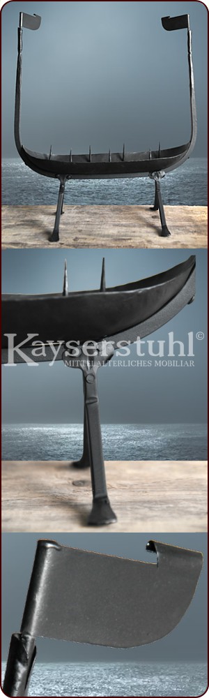 Kerzenständer "Großes Wikingerschiff"