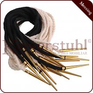 Nestelbänder in schwarz oder natur (5 Stück)