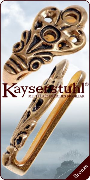 Riemenverteiler "Gotland" Bronze oder versilbert, klein