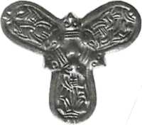 Originalfund Kleeblattfibel