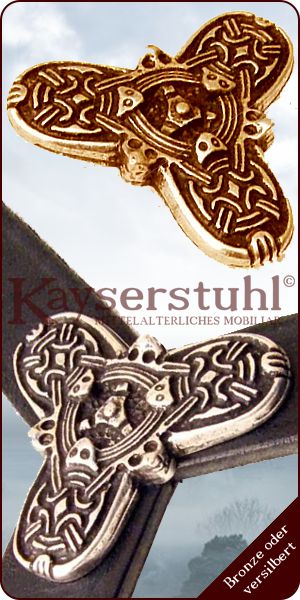 Kleeblatt-Riemenverteiler aus Zamak in zwei Farben