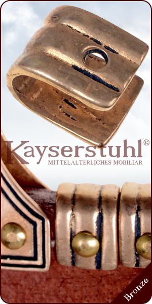 Scheidenrandbeschlag "Birka" aus Bronze