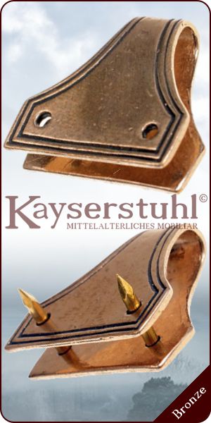 Aufhängungsset für Saxscheiden aus Bronze