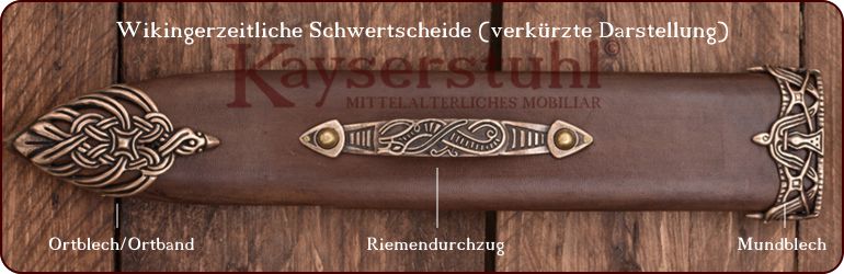 Wikingerzeitliche Schwertscheide