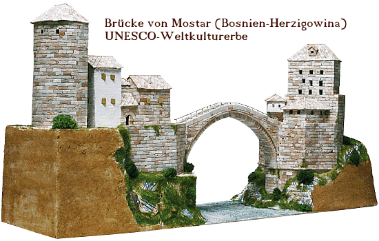 Brücke von Mostar (Bosnien-Herzigowina)