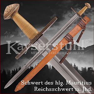 Schwert des hlg. Mauritius, 12. Jhd. inkl. Scheide