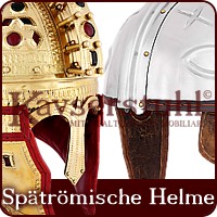 Spätrömische Helme von ca. 300 - 500 n. Chr.