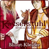 Hochmittelalterlich inspirierte Bliaut-Kleider