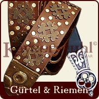 MITTELALTERLICHE GÜRTEL & LEDERRIEMEN