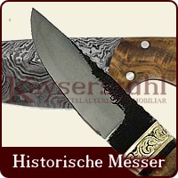 1095 Mittelalter Wikinger Messer  Carbon Stahl l Messer CR45 