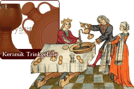 Mittelalterlich inspirierte Keramik & Töpferwaren für den Ausschank