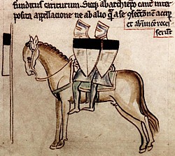Die komplette Miniatur aus Folio 11v der Rochester Bestiary