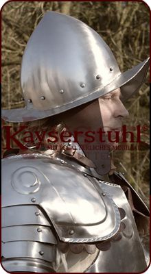 Komplettset - Infanterie-Halbrüstung mit Morion-Helm