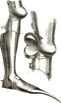 Beinzeug und Solerets (Sabatons)