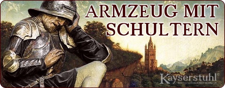 Komplettes Armzeug mit Schultern