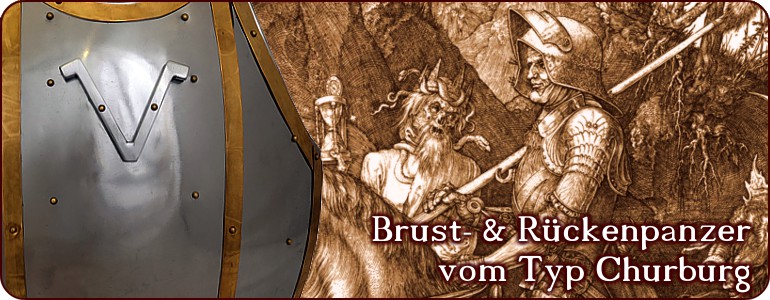 Brust- und Rückenpanzer vom Typ Churburg