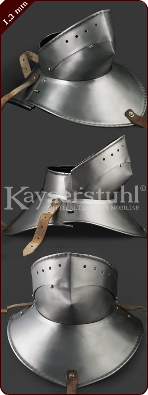 Kragen (Collier) mt einfach geschobenem Kinnreff