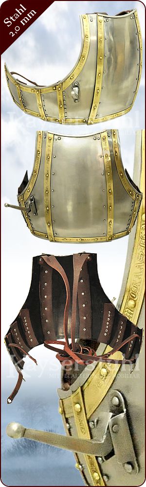 Brust- & Rückenpanzer "Churburg" mit Lanzenhaken
