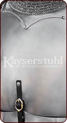 Mailänder Harnisch, frühes 15. Jh. (1,6 mm Stahl)