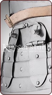 Pikenier-Brustpanzer mit Rückenplatte (1,2 mm Stahl)