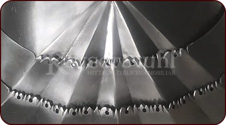 Geschobener Harnisch mit Beintaschen (1,2 mm Stahl)