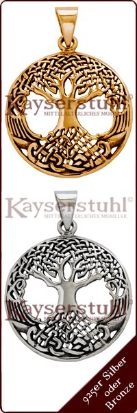 Lebensbaum "Yggdrasil" (Bronze oder Silber)