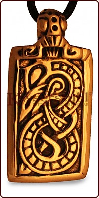 Wikingeranhänger "Jormungand" (Bronze) 
