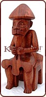 Anh&auml;nger "Sitzender Thor" (Bronze oder Silber)