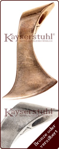 Axt-Anhänger "Franziska" (Bronze o. versilbert) 