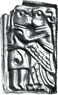Original Goldgubbe aus dem 6. Jahrhundert
