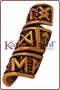 Keltische Bart- & Lockenperle Typ I (Bronze)