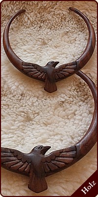 Halsreif "Rabe" (Holz) 