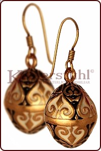 Mittelalterliche Ohrringe "Firenze" (Bronze) 