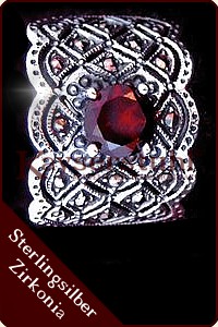 Mittelalterlicher Ring "Rouge Medieval" (Silber)