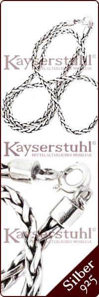 Wikinger-Halskette 3,0 mm (925er Silber)