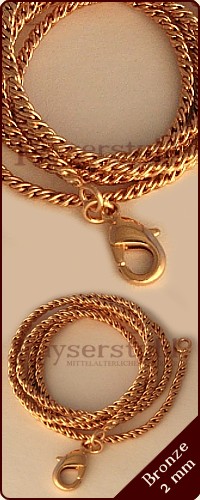 Wikinger-Halskette 5 mm (Bronze) 