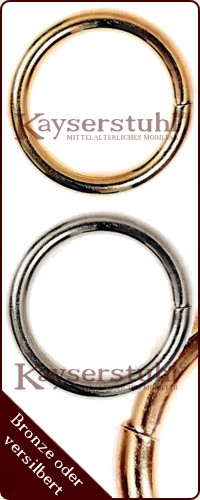 Mittelalterlicher Montagering in zwei Größen