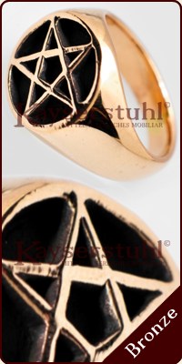 Ring "Pentagram" (Bronze)