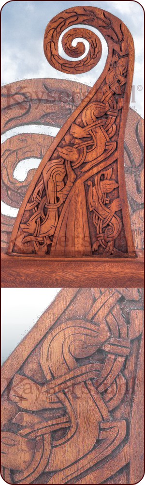 Langboot Galeons-Figur im Urnes-Stil