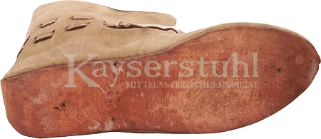 Wikingerzeitliche Schuhe "Haithabu Typ I" mit Schnürung