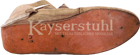 Wikingerzeitliche Schuhe "Haithabu Typ III" mit Knebeln