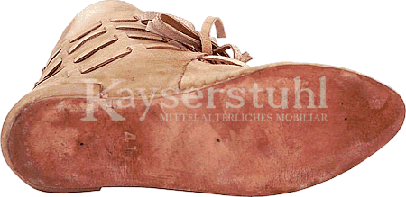 Hoch- & Spätmittelalter-Schuhe "Akkon" mit Schnürung