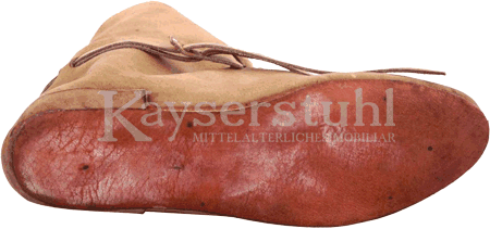 Hochmittelalterliche Schuhe "Schleswig" mit Knebeln